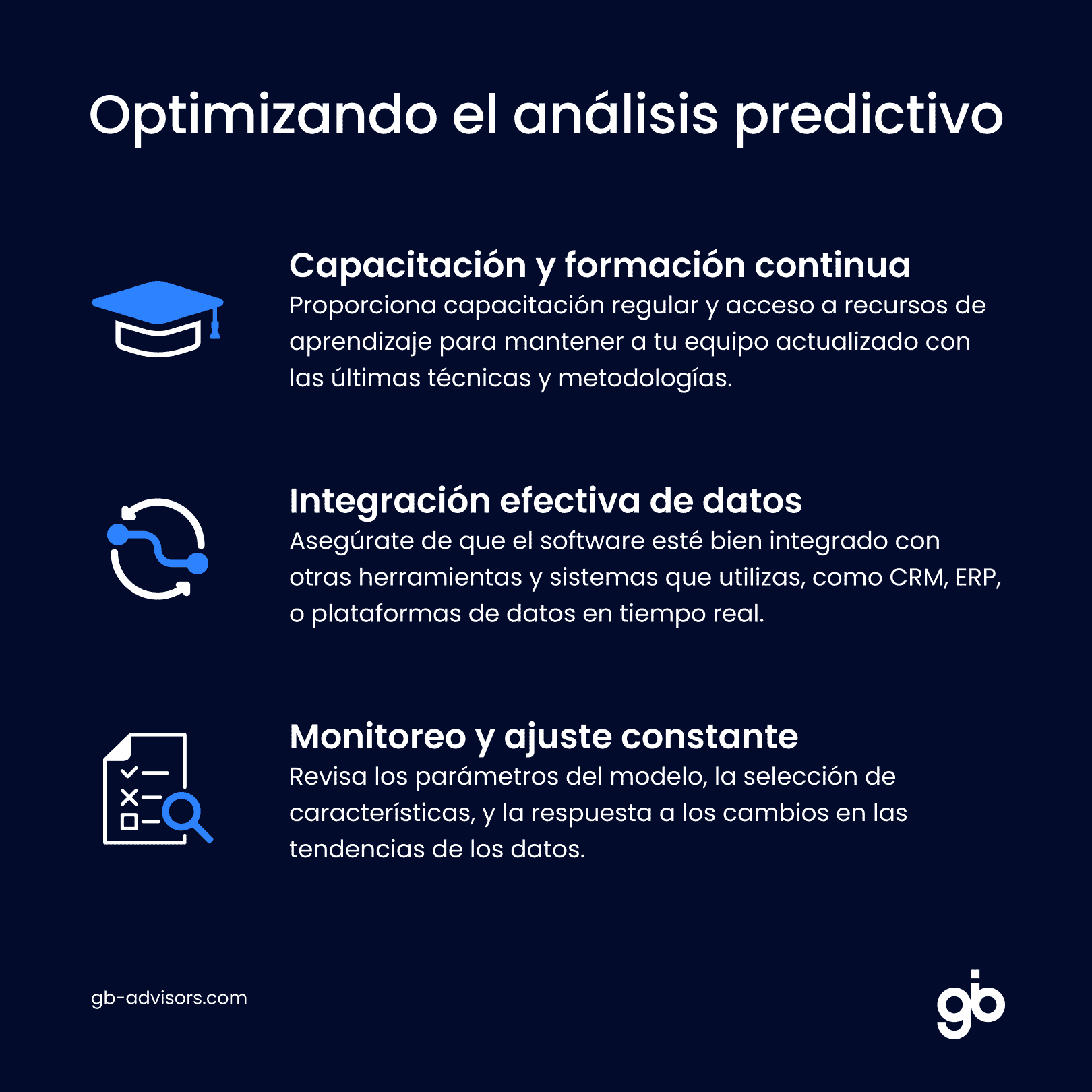 Optimizar el análisis predictivo