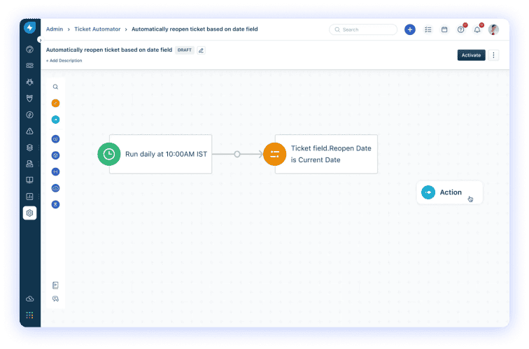 Freshservice service management software automation