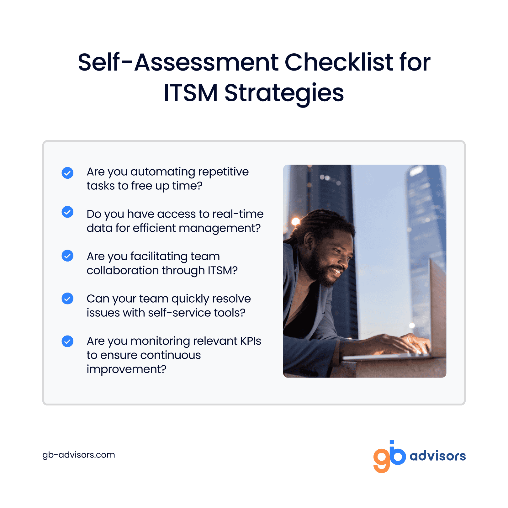 Self-Assessment Checklist for ITSM Strategies